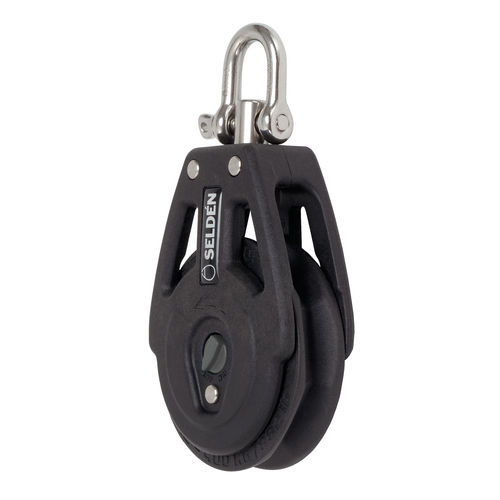 Poulie simple - 406-301-01 - SELDÉN MAST - winch / à émerillon / cordage max. : 10 mm
