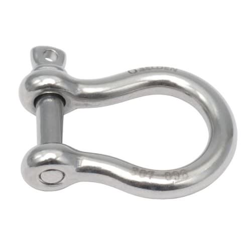 Manille pour voilier à axe imperdable - 307-098 - SELDÉN MAST - lyre / forgée / en inox