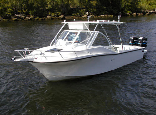 Walkaround hors-bord - 252 CUDDY - Dusky Marine - bimoteur / de pêche sportive