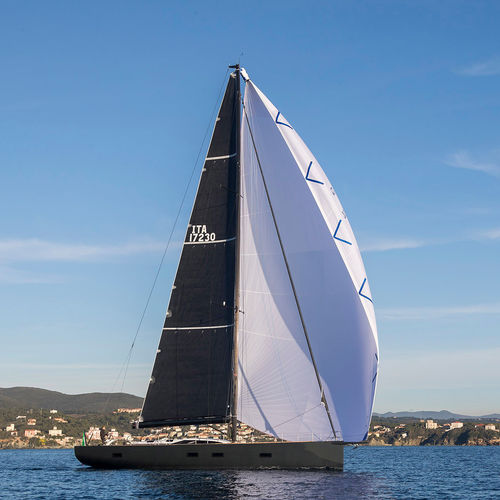 Mât de voilier Cruise Hall Spars & rigging en carbone