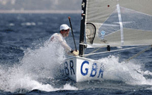 Dériveur solitaire - olympic Finn - Wilke & Co - de régate / Finn / cat boat