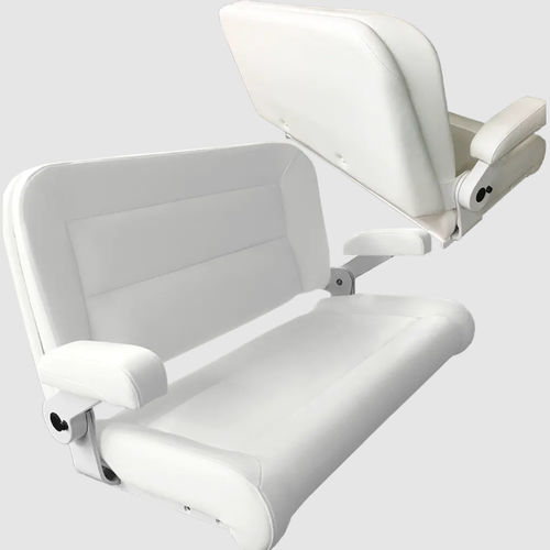 Banquette pour bateau - Platinum  - Pompanette - 2 places / grise / noire