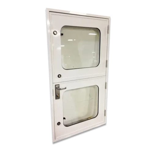 Porte pour bateau - 1600-RD  - Pompanette - avec charnière latérale / en aluminium extrudé