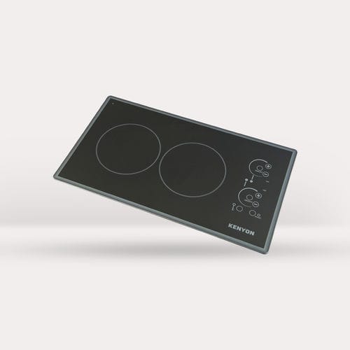 Plaque de cuisson électrique - Lite-Touch Q® Cortez 2 - Kenyon International, Inc. - pour bateau / 2 brûleurs
