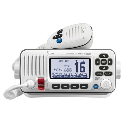 Radio marine - IC-M423GE - Icom - fixe / VHF / étanche
