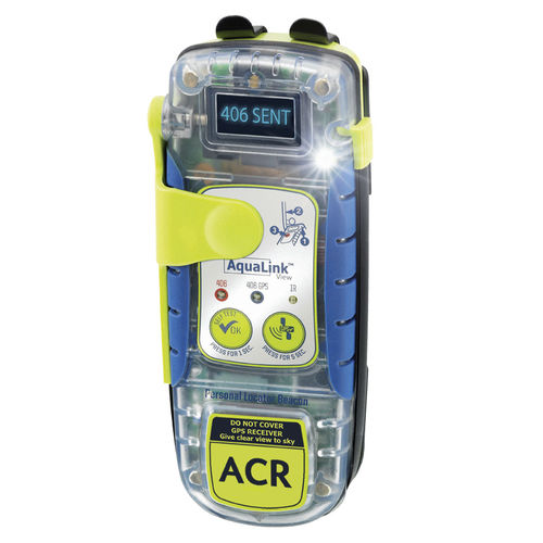 Balise de détresse personnelle pour bateau - AquaLink™ View - ACR - satellite / GPS / catégorie 1