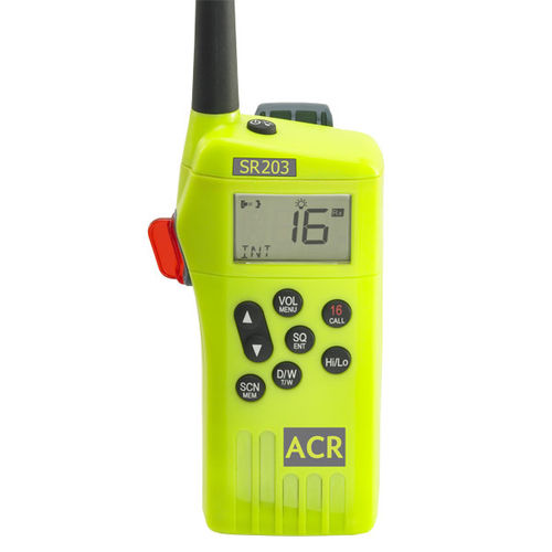 Radio marine - SR203 - ACR - pour navire / portable / VHF
