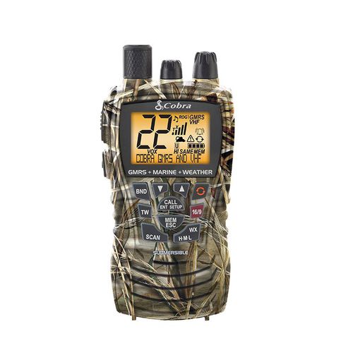 Radio pour bateau - MR HH450 CAMO - Cobra - portable / VHF / GMRS