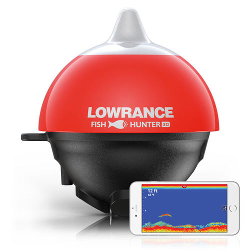 Sondeur de pêche marin - FishHunter - Lowrance - 3D / couleur / portable