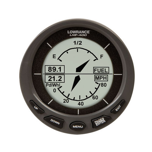 Afficheur pour bateau - LMF-400  - Lowrance - multifonction / numérique / à LED