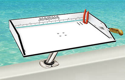Table de nettoyage de poissons pour bateau - T10-312B - Magma - fixe / en polyéthylène
