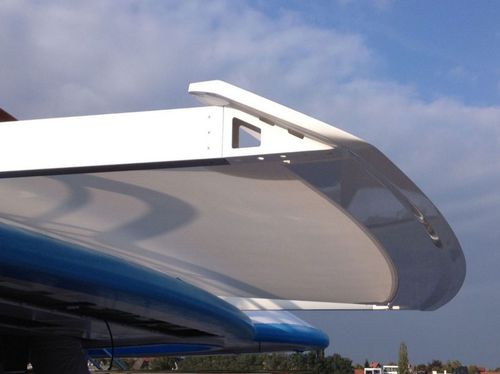 Taud de soleil pour yacht - slideSHADE - Reckmann Yacht Equipment GmbH - automatique