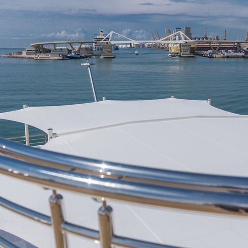 Taud de soleil pour yacht - sunFLIP - Reckmann Yacht Equipment GmbH