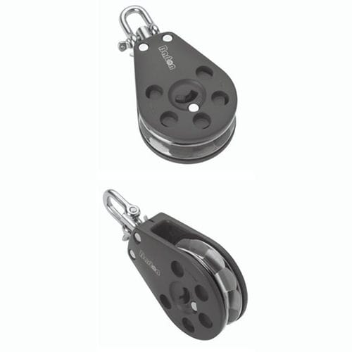 Poulie simple - 90500 - Barton Marine - pivotante / winch / cordage max. : 10 mm