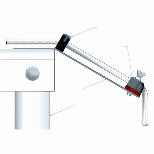 Bossoir d'annexe - Motor Mate - Forespar - manuel / en aluminium