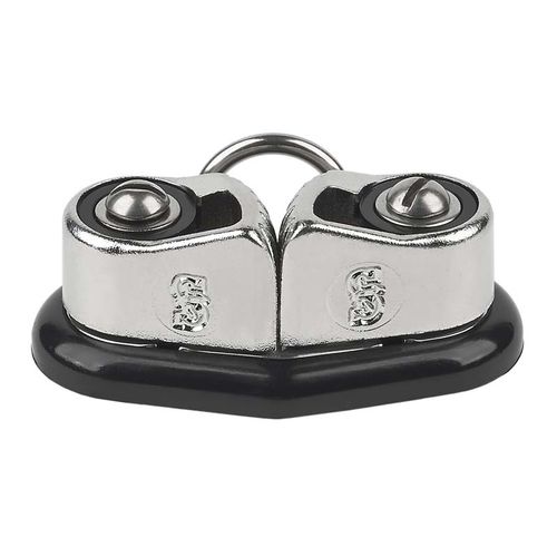 Cam-cleat pour voilier - 70-28 - Schaefer - à mâchoires / avec filoir / en inox
