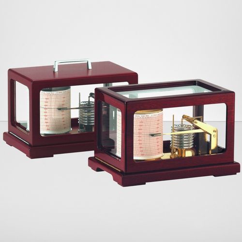 Barographe analogique - 807550 - Cassens & Plath GmbH - en acajou