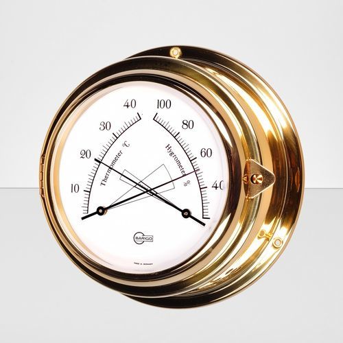 Thermomètre analogique - 850240 - Cassens & Plath GmbH - hygromètre / en laiton poli