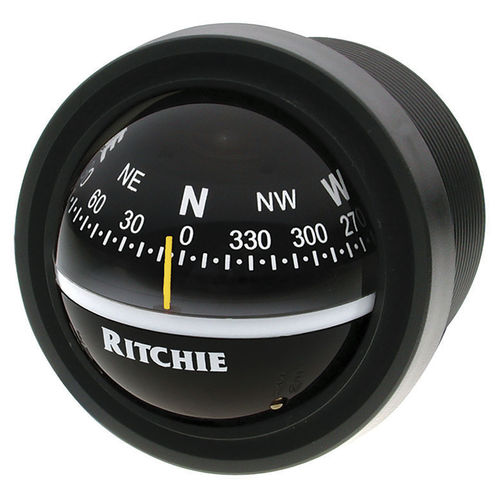 Compas de route pour voilier - V-57.2 - Ritchie Navigation - magnétique / vertical / à encastrer