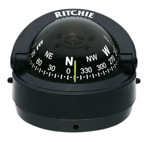 Compas de route pour bateau - S-53 series - Ritchie Navigation - magnétique / horizontal / à encastrer