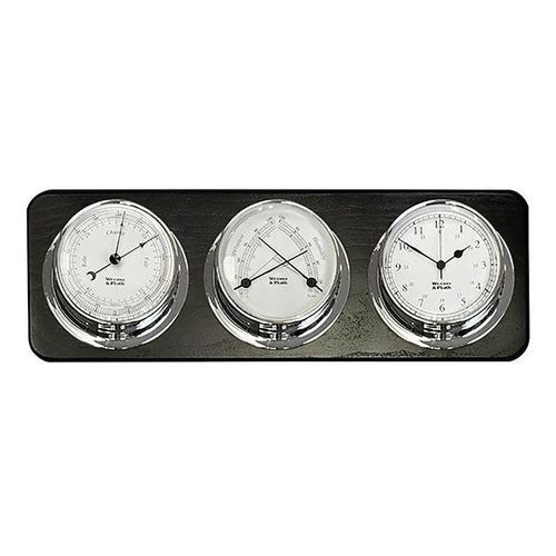 Instrument multifonction thermomètre - 320CHROME - Weems & Plath - hygromètre / baromètre / marin