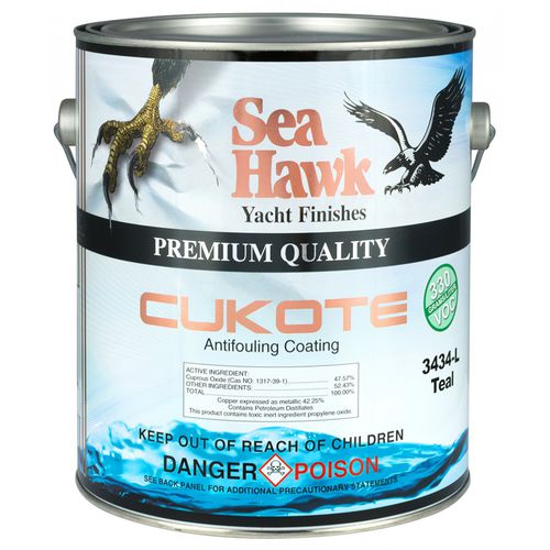 Antifouling pour bateau - Cukote 330 VOC™ - Sea Hawk - auto polissant / fibre de verre / pour bois
