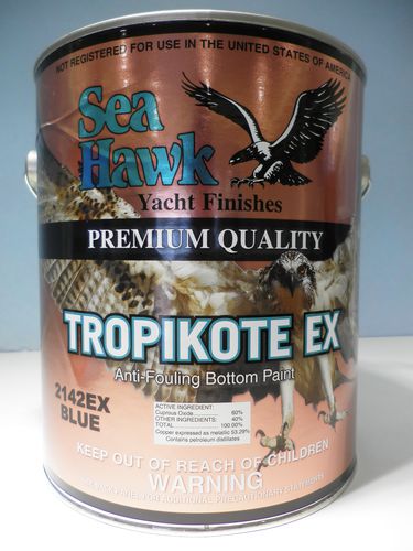 Antifouling pour bateau - TROPIKOTE EX - Sea Hawk - à matrice dure / fibre de verre / pour bois