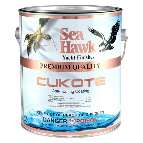 Antifouling pour bateau - Cukote™ - Sea Hawk - auto polissant / fibre de verre