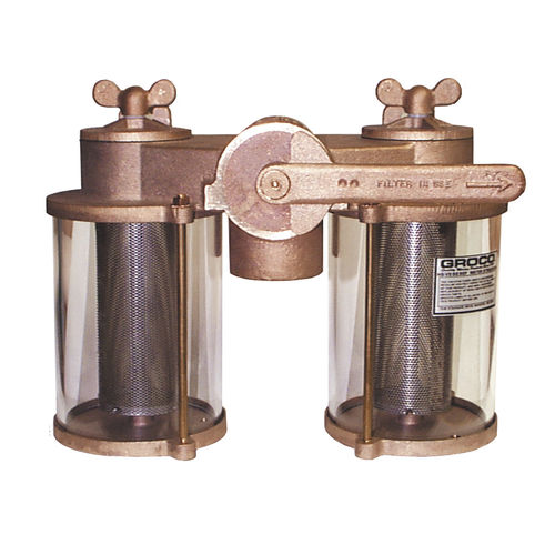 Filtre à eau brute - VD Series Duplex - Groco - pour bateau