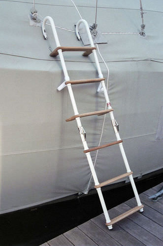 Échelle pour yacht - GMT Composites - crosse / d'embarquement / en carbone