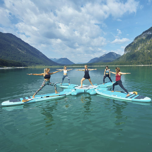Jeu aquatique plateforme - FLY AIR FIT - Fanatic - île / podium / pour base de loisirs