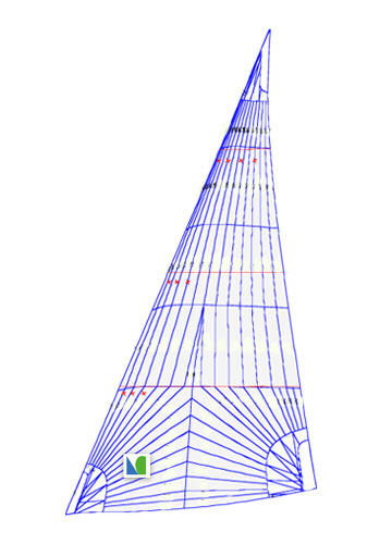 Génois - WINDSEEKER  - Lidgard Sailmakers - pour voilier de course-croisière / coupe tri-radiale
