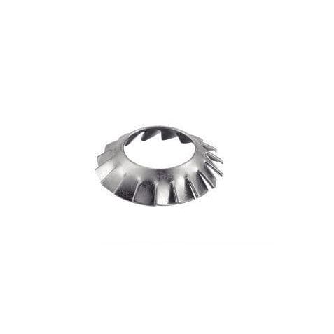 Rondelle frein - 6144 - MPI-INOX - à denture extérieure / conique / en acier zingué