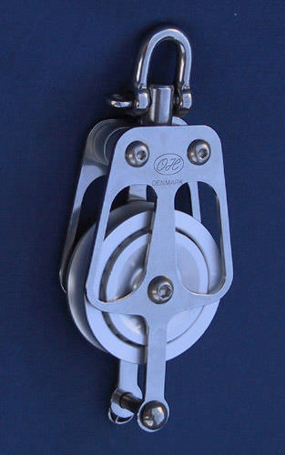Poulie simple - 710504 - OH MARINE EQUIPMENT - à émerillon / à ringot / à roulement à billes