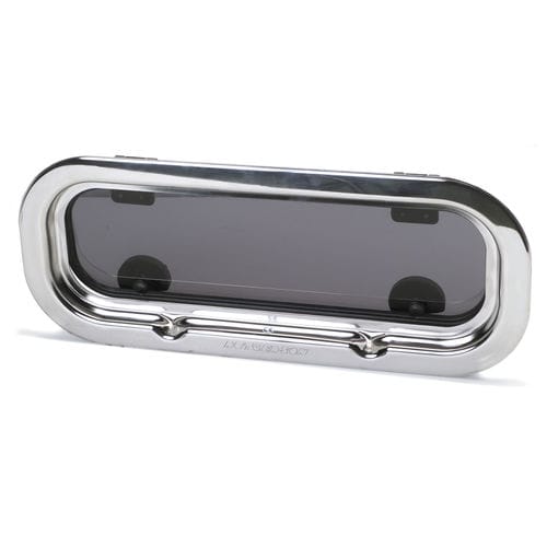 Hublot rectangulaire - A2320-180CH - RUTGERSON - pour bateau / ouvrant / avec angles arrondis