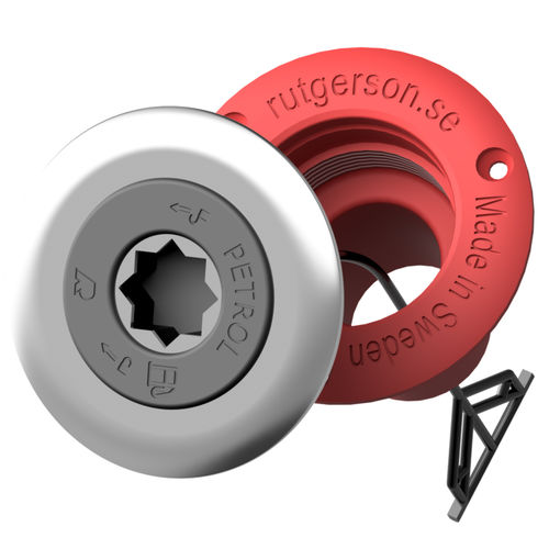 Nable à filetage - CL038PET-TL - RUTGERSON - pour réservoir de carburant