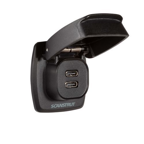 Port USB pour bateau - SC-USB-F3 - Scanstrut - étanche