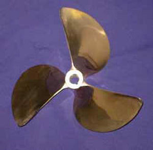 Hélice pour bateau de sports nautiques - Cleaver 3B - Austral Propeller - Skew / arbre d'hélice / 3 pales