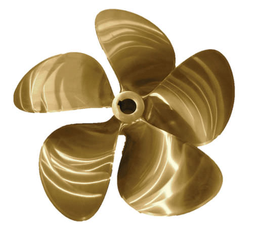 Hélice pour bateau - CompuQuin 5B - Austral Propeller - à pas fixe / arbre d'hélice / 5 pales