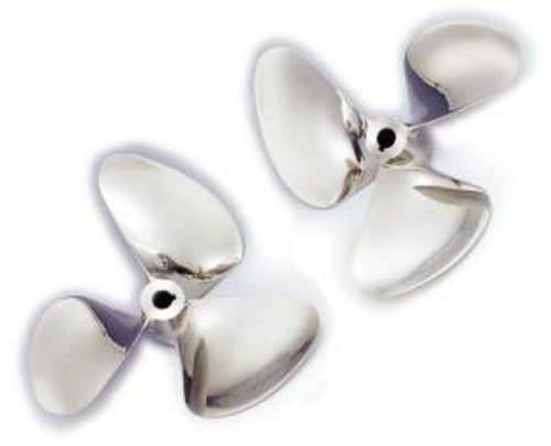 Hélice pour bateau de sports nautiques - SOLAS Propellers - à pas fixe / arbre d'hélice / 3 pales