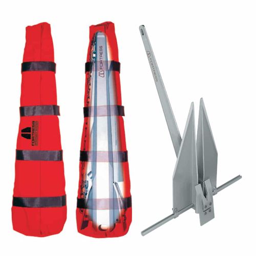 Housse de voyage de bateau - Stowaway System - Fortress Marine Anchors - rouge