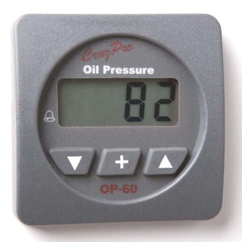 Indicateur pour bateau - OP60 - Cruzpro - de pression d'huile / numérique / pour moteur