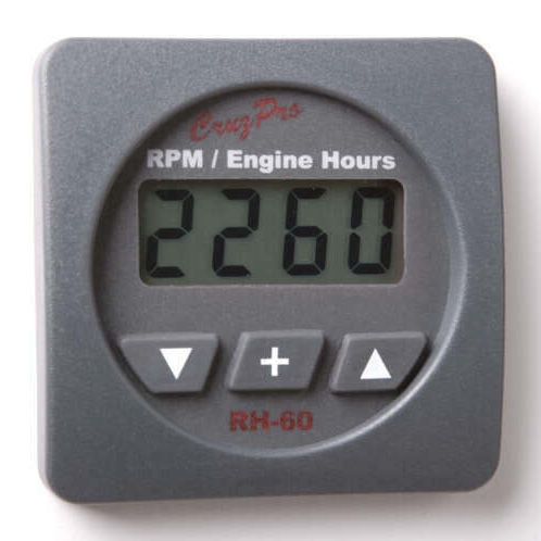 Compteur d'heures du moteur - RH60 - Cruzpro