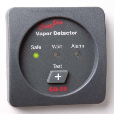Détecteur de gaz - GD55 - Cruzpro - de vapeur / pour bateau / d'alarme