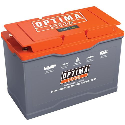 Batterie marine - ORANGETOP™ Q31M-DP120 - Optima Batteries - 12.8 V / lithium / ions