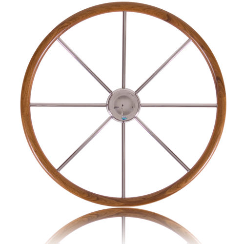 Volant en teck pour bateau à moteur - 13 - Stazo marine equipment bv - classique