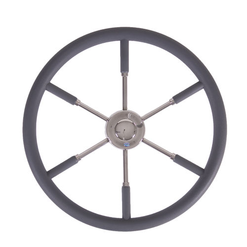 Volant enduit polyuréthane pour bateau à moteur - 12 - 6 spokes - Stazo marine equipment bv - classique