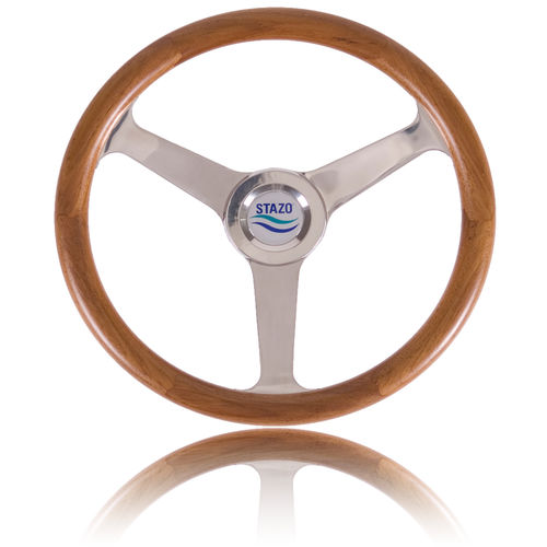 Volant en teck pour bateau à moteur - 50 - Stazo marine equipment bv - design