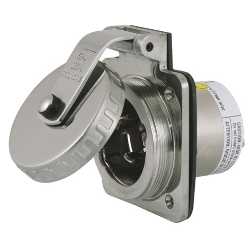Prise électrique pour ponton - HBL363SSX - Hubbell Marine Electrical Products - femelle