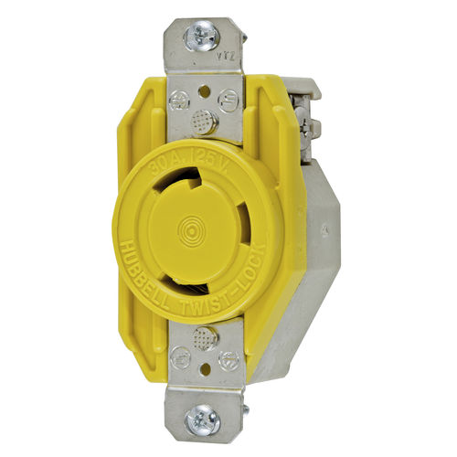 Prise électrique pour ponton - HBL26CM10 - Hubbell Marine Electrical Products - femelle